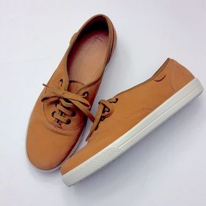 Hotter - Tan Nubuck Leather Lace Up Sneaker